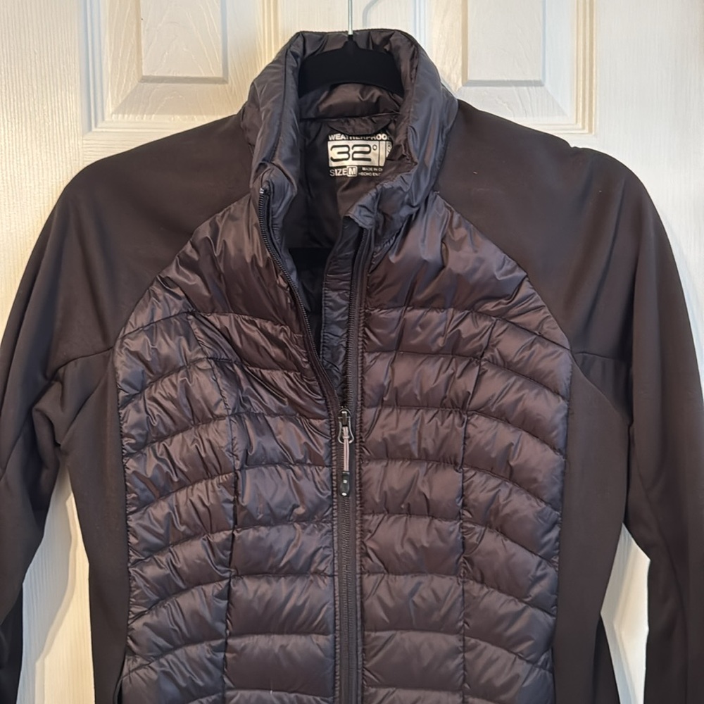 Women's Medium Weatherproof 32 Degrees Black Jacket - Picture 2 of 8